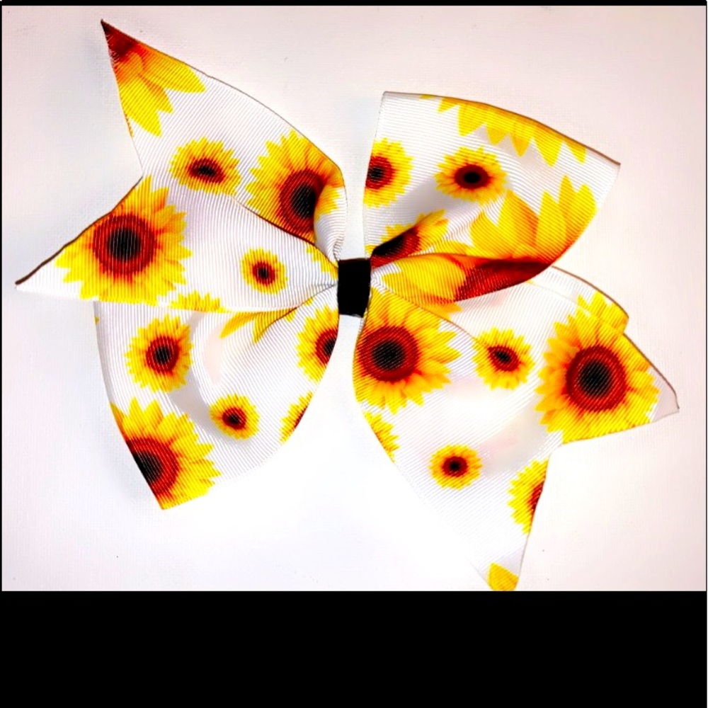 Large Sunflower Bow ✨FREE SHIPPING ON 5+ BOWS✨
